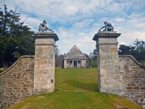 Entrance to Gosford Mausoleum